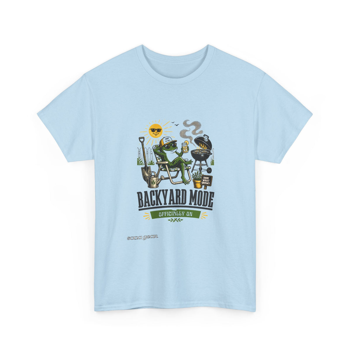 Backyard Mode. A great gift for people who lover the outdoors. A great gift for those who love the backyard and relaxing.